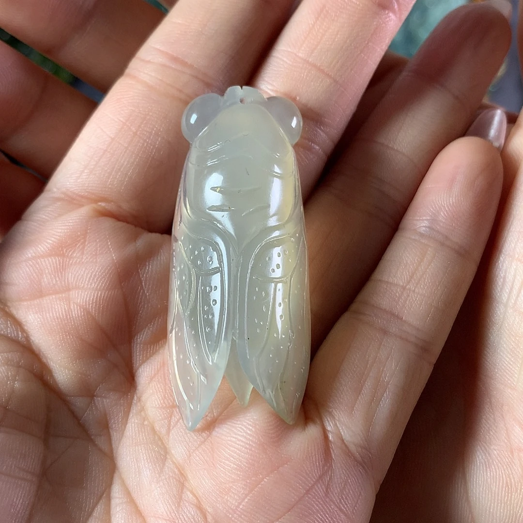 岫玉未镶嵌吊坠(赠链)