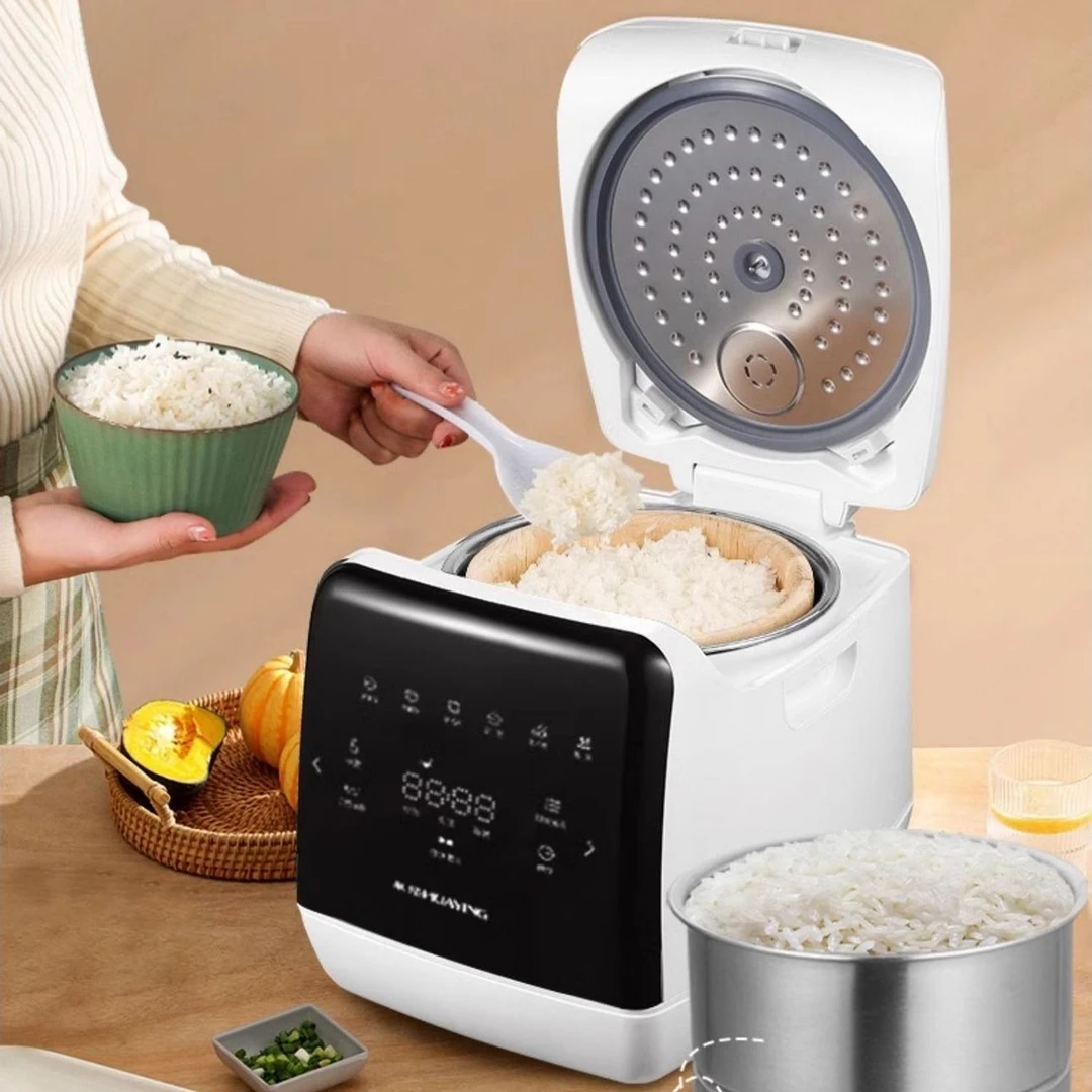 华缨电饭煲小型家用3-6人低糖电饭锅蒸煮饭熬粥多功能不锈钢内胆