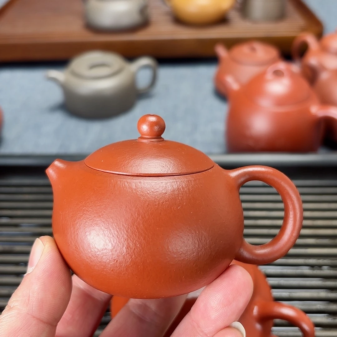 紫砂茶壶墨*唯全手工西施