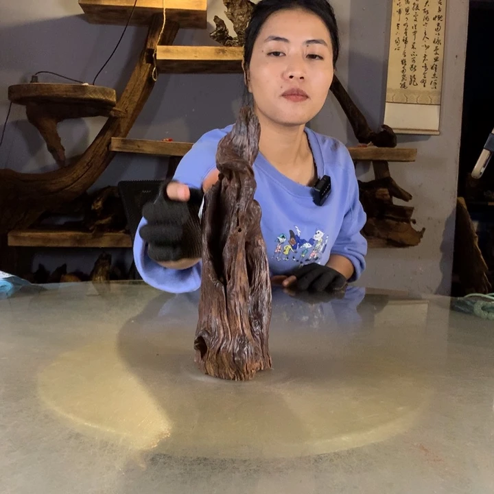 未***名天然云南紫柚木会黄水