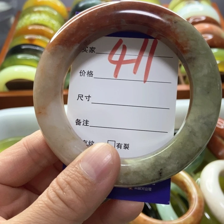 幸***神蛇纹石玉未镶嵌手镯