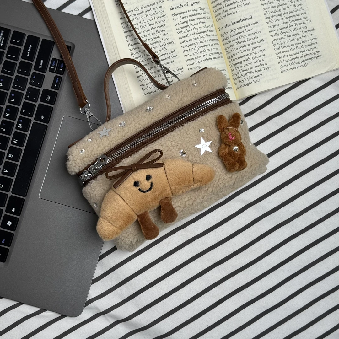 一张同学【长约20宽7高13】时尚手提斜挎包C8635卡其