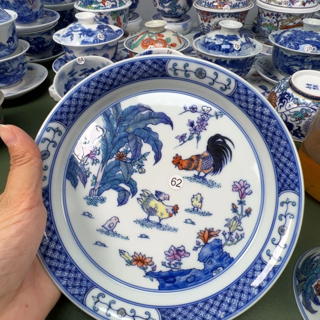 陶瓷景德镇纯手工纯手绘茶具木木62