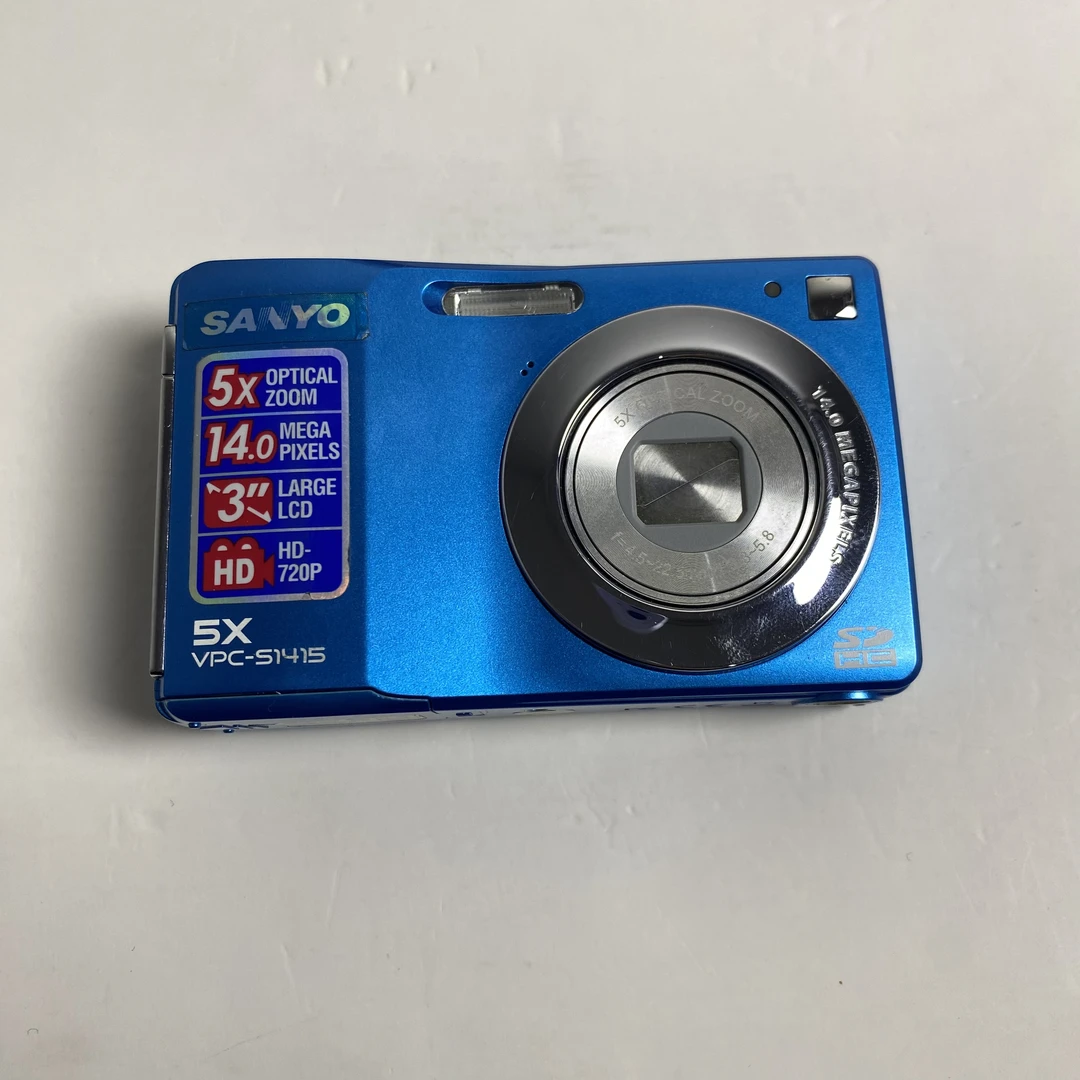 95新  三洋 S1415 冷白皮 1400万像素 5倍光学变焦 自备电池