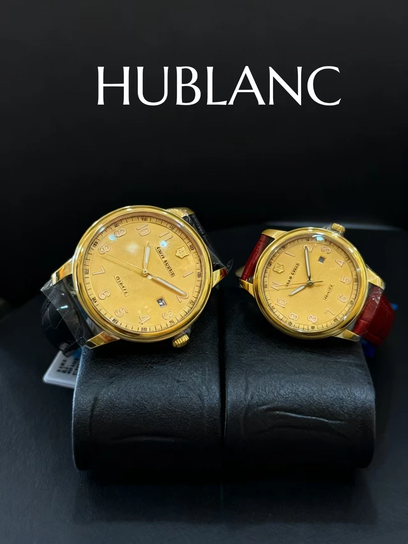 宇珀-情侣款数字点位黄金腕表（石英机芯0.1克）