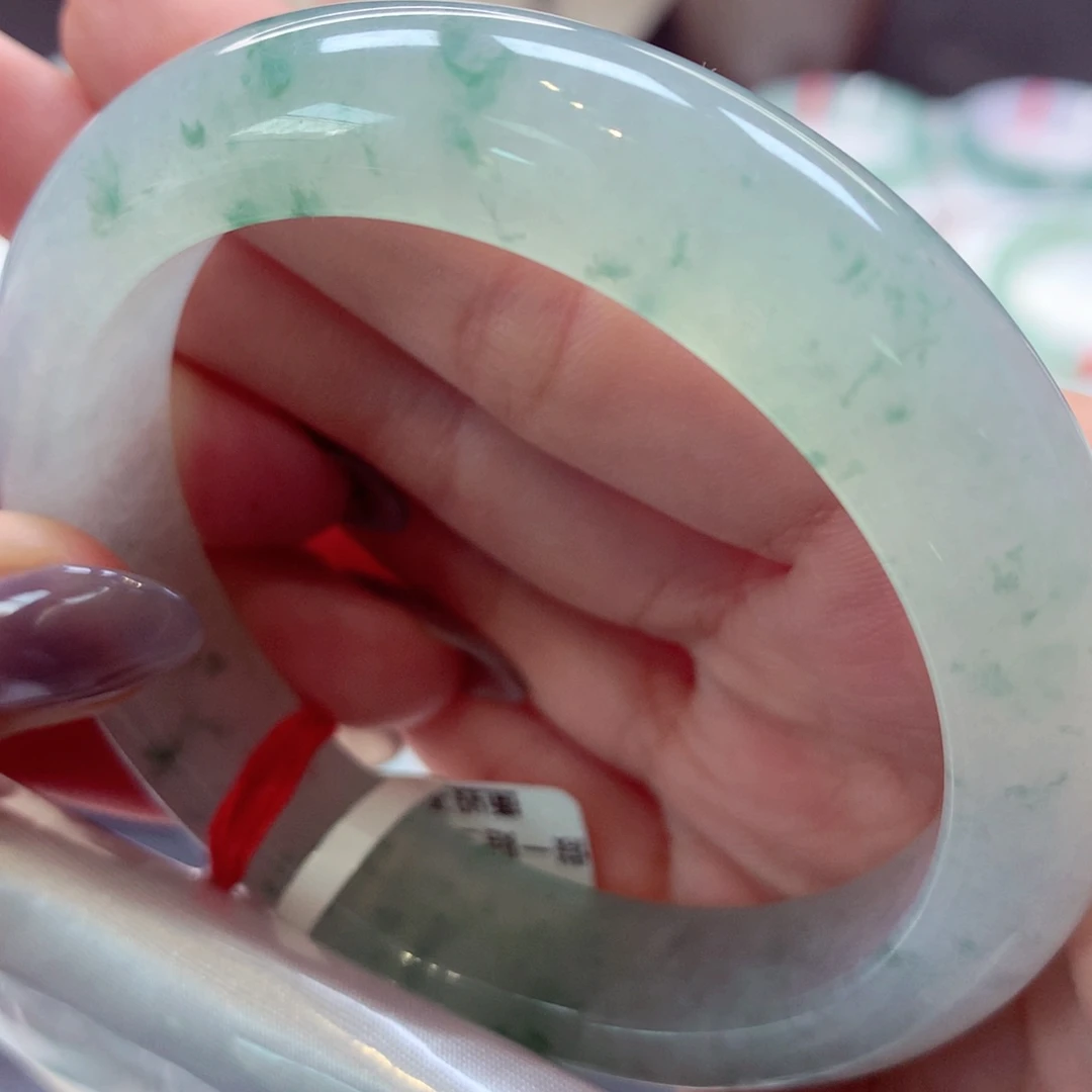 翡翠手镯未镶嵌正圈33（20号）