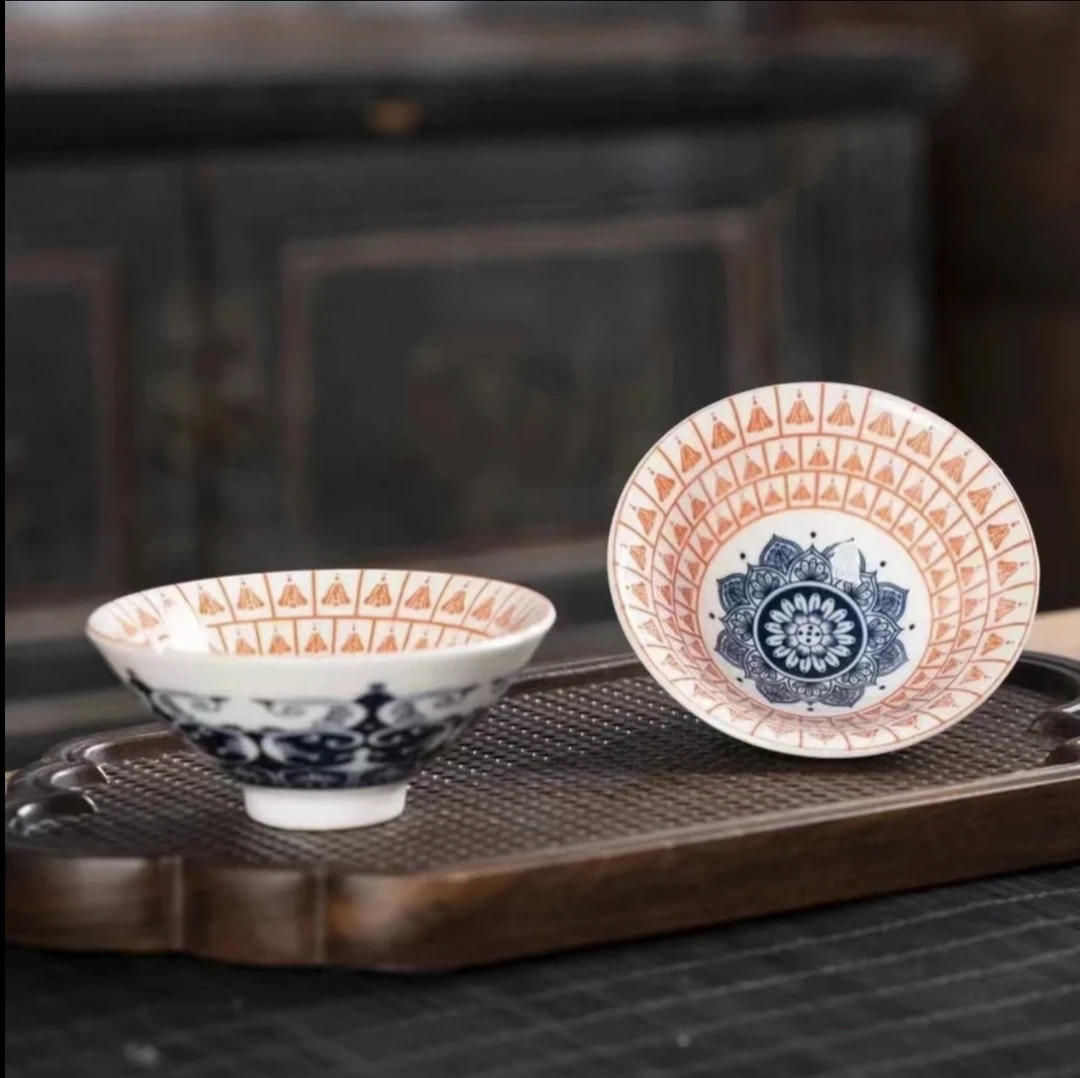 千佛万佛杯 郭煌茶盏斗笠茶茶杯斗笠杯主人杯