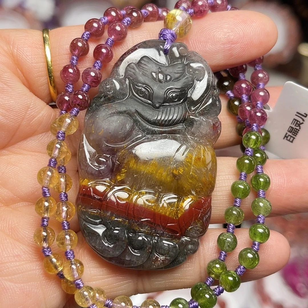 水晶颈饰未镶嵌订制