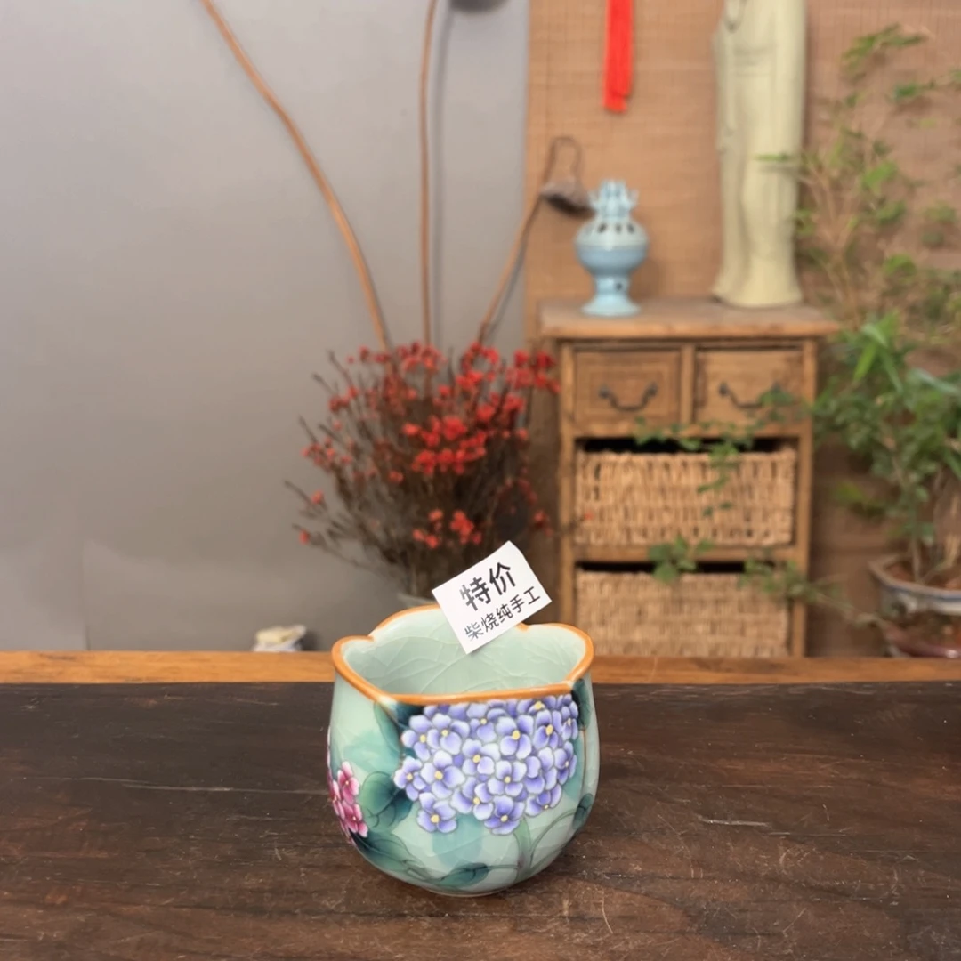 瓷片纯手工柴烧制作工艺
