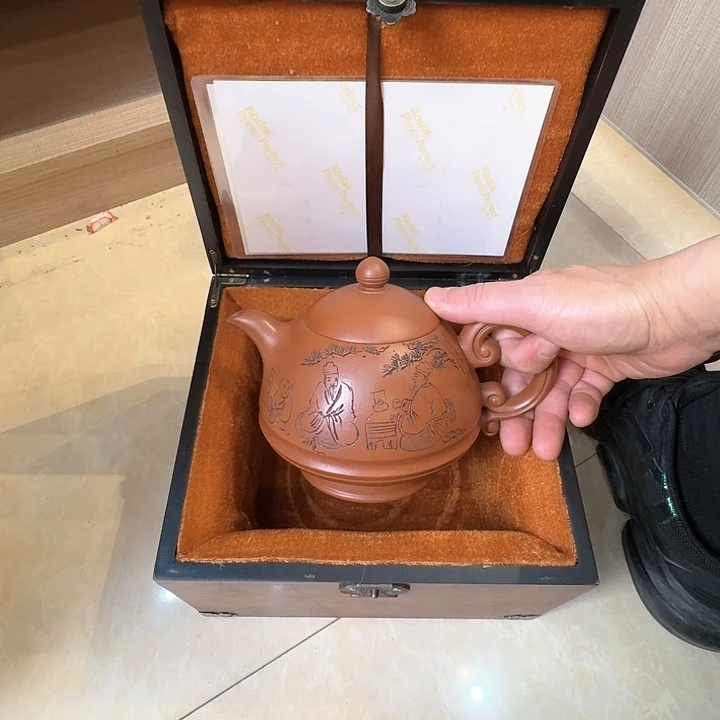 茶壶紫砂9**8宜兴原矿手工紫砂壶