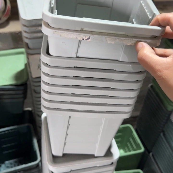方16口径10个无托灰白有灰