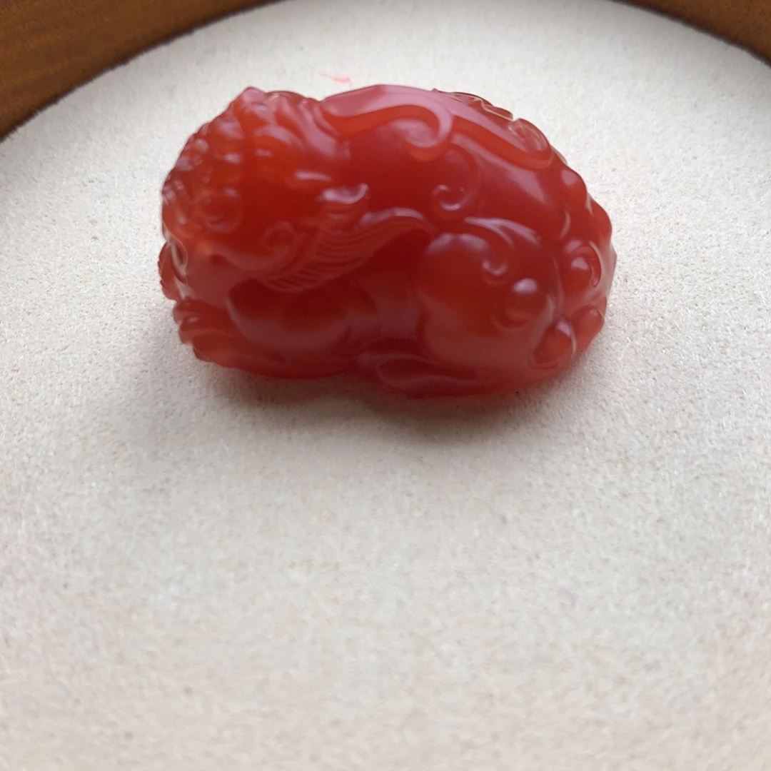 南红玛瑙未镶嵌保山天然原矿南红貔貅吊坠