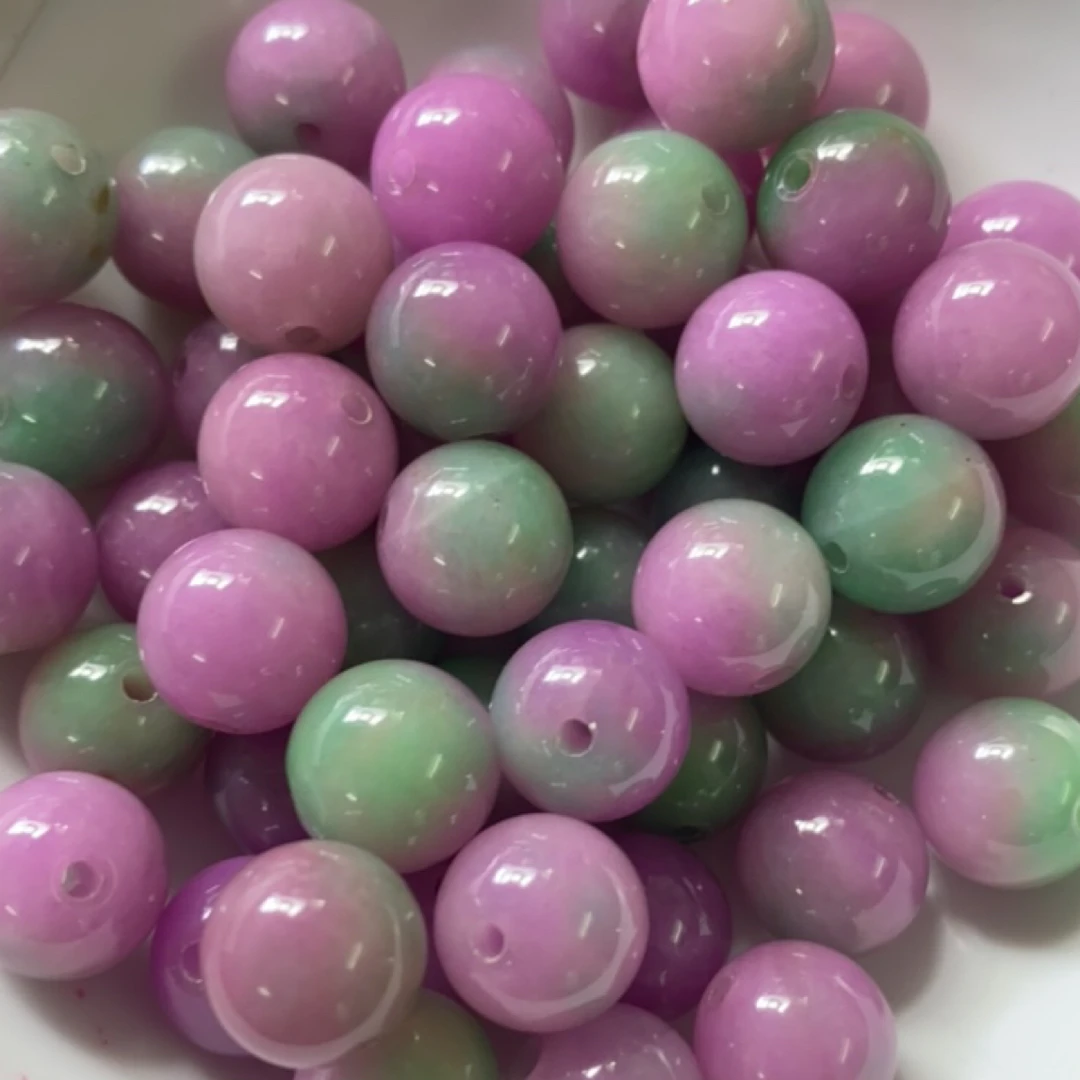 旺宝隆珠宝～ E79 春 彩 玉10mm20颗12元