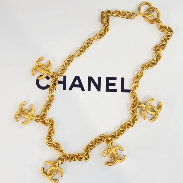 95新 Chanel/香奈儿 Chanel vintage香奈儿中古拉丝项链