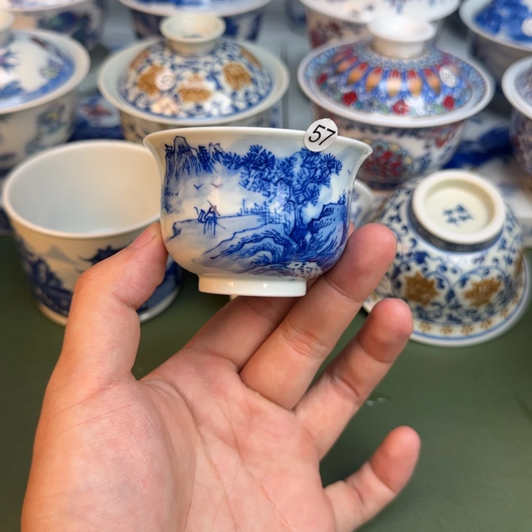 彦祖纯手工手绘茶具57