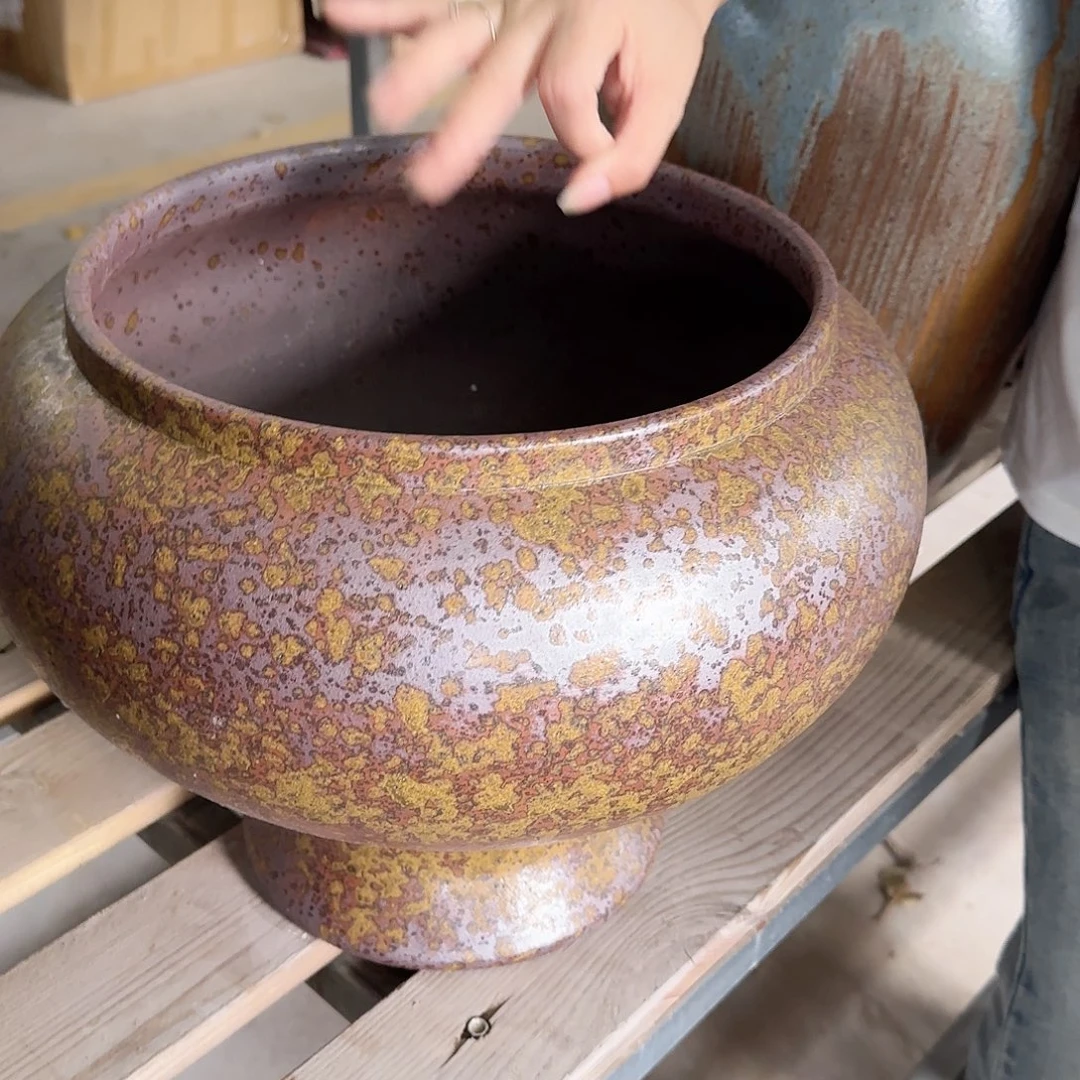 紫砂花盆王嫂花盆0925-241高30口26