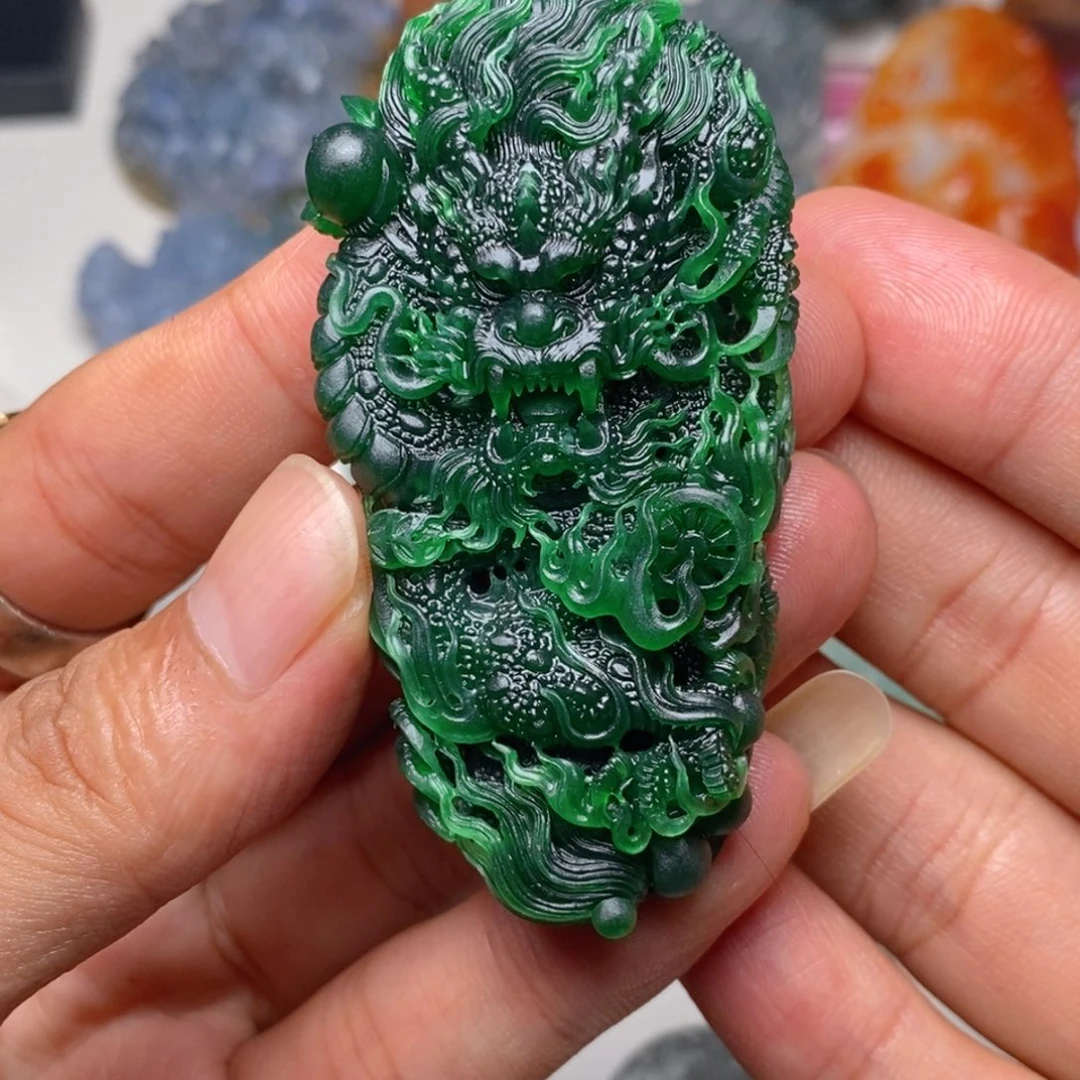 开***局定制翡翠未镶嵌天然A货翡翠