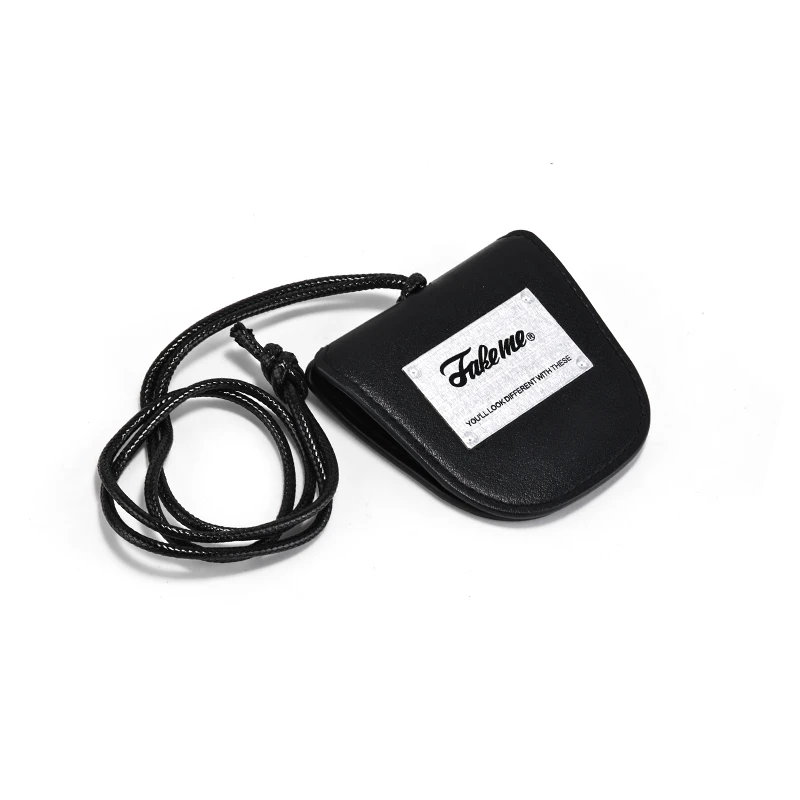 Fakeme皮质眼镜夹