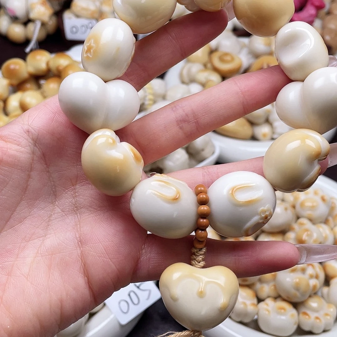 吊坠白玉菩提一串成品c
