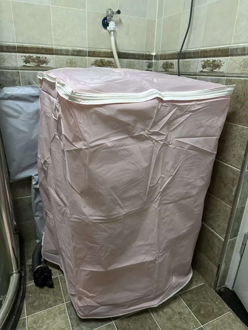 波轮上开洗衣机防尘防晒量55*55*85cm粉色