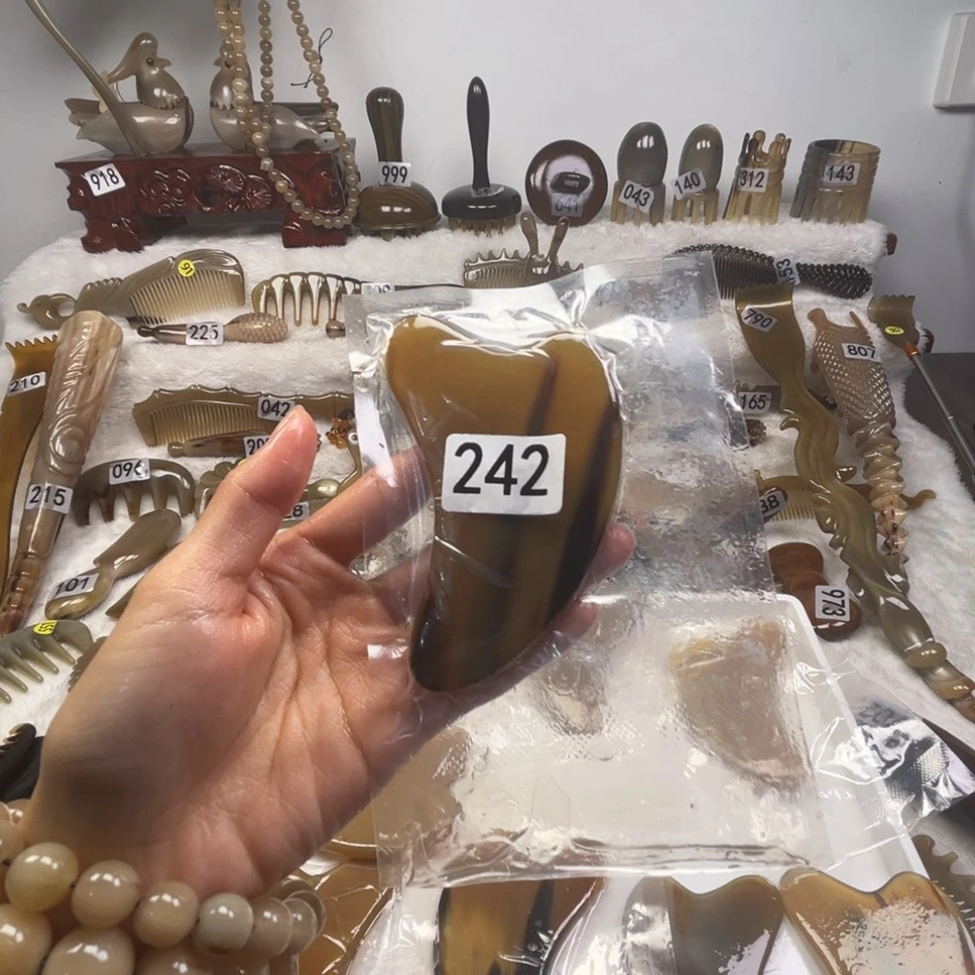 妥***哥牛角牛角梳牛角福利款