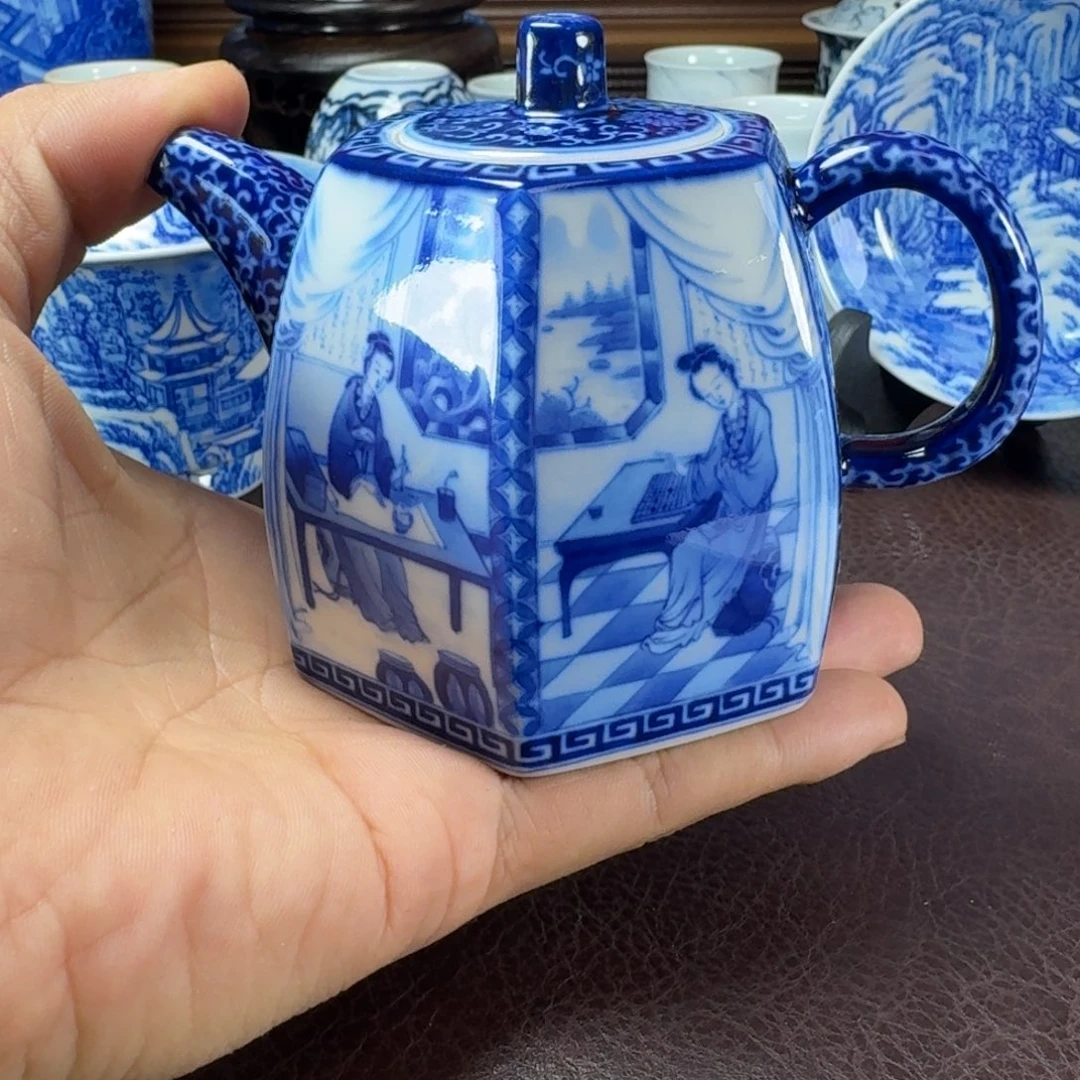 瓷片当代景德镇陶瓷手绘茶具