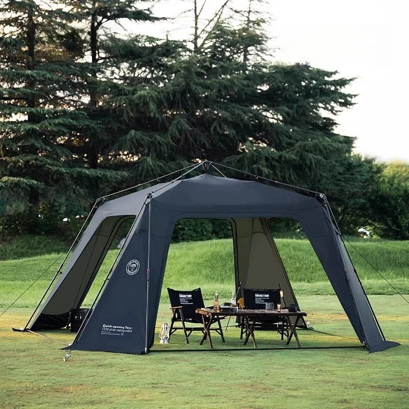 德国2025新款自动速开天幕帐篷户外拉链款穹顶露营防雨防