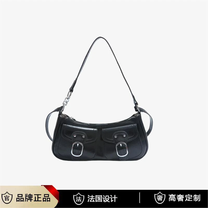 法国高档女包手提斜挎包复古百搭简约Y5668