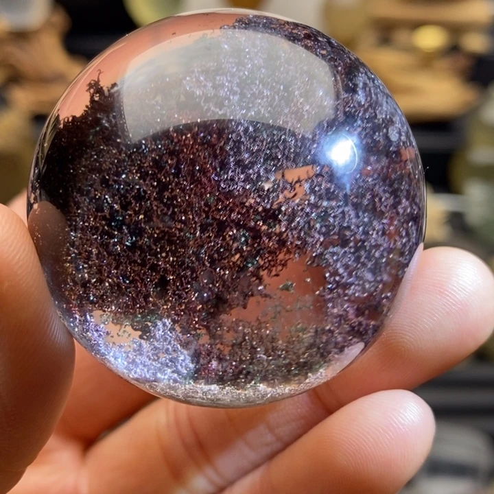 水晶红幽灵球未镶嵌三*主