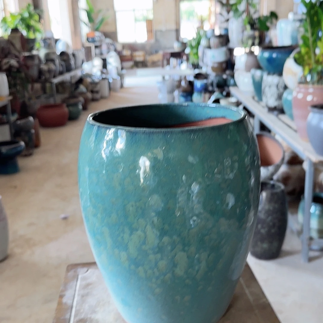 紫砂花盆杨杨花盆0827-527