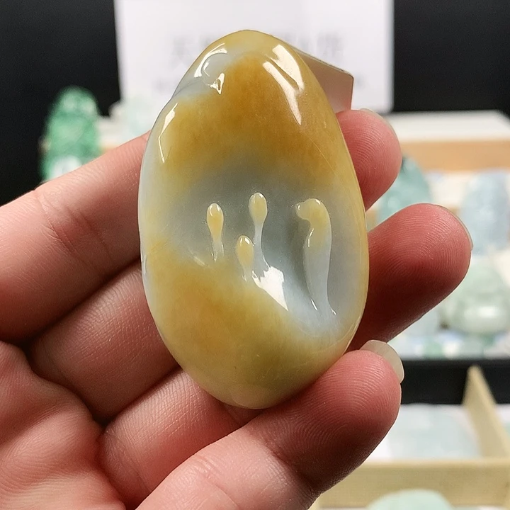 吊坠(不含链)未镶嵌翡翠47悟道o