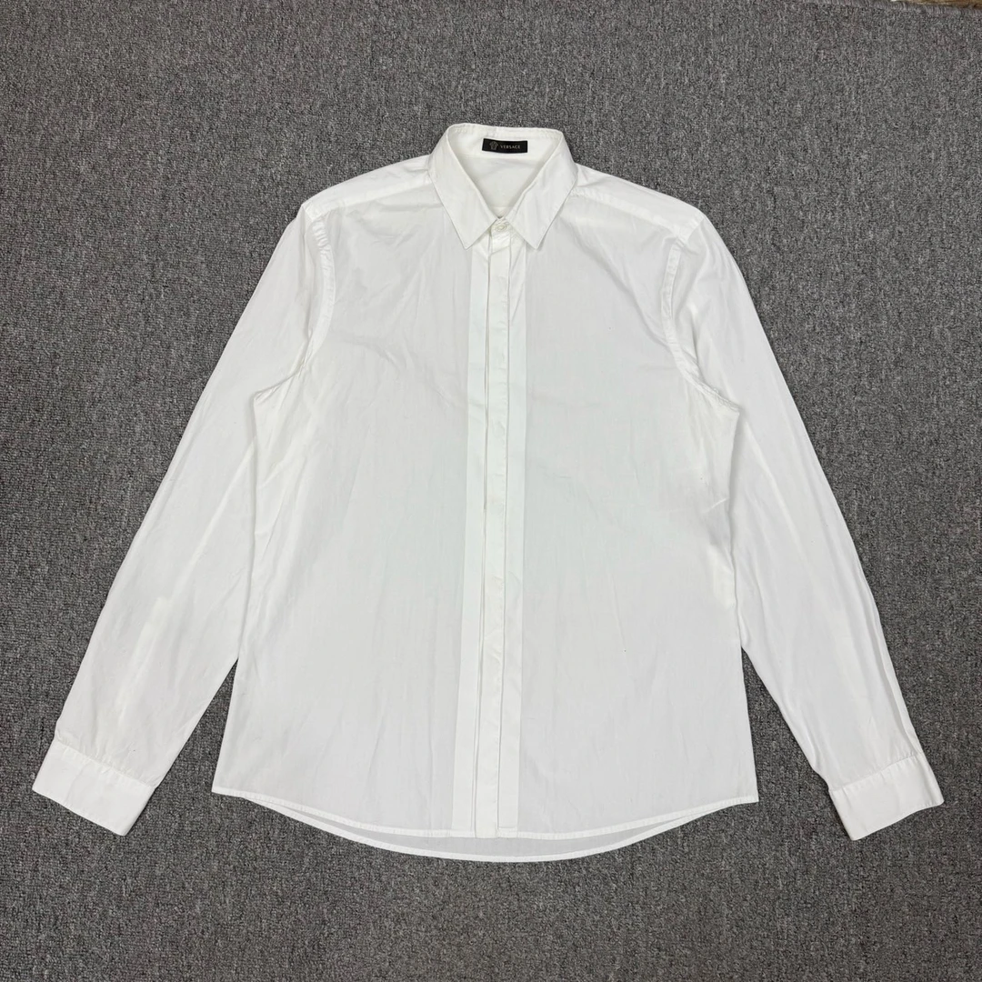99新 VERSACE/范思哲 12902661 范思哲 白色长袖衬衫 41码99新