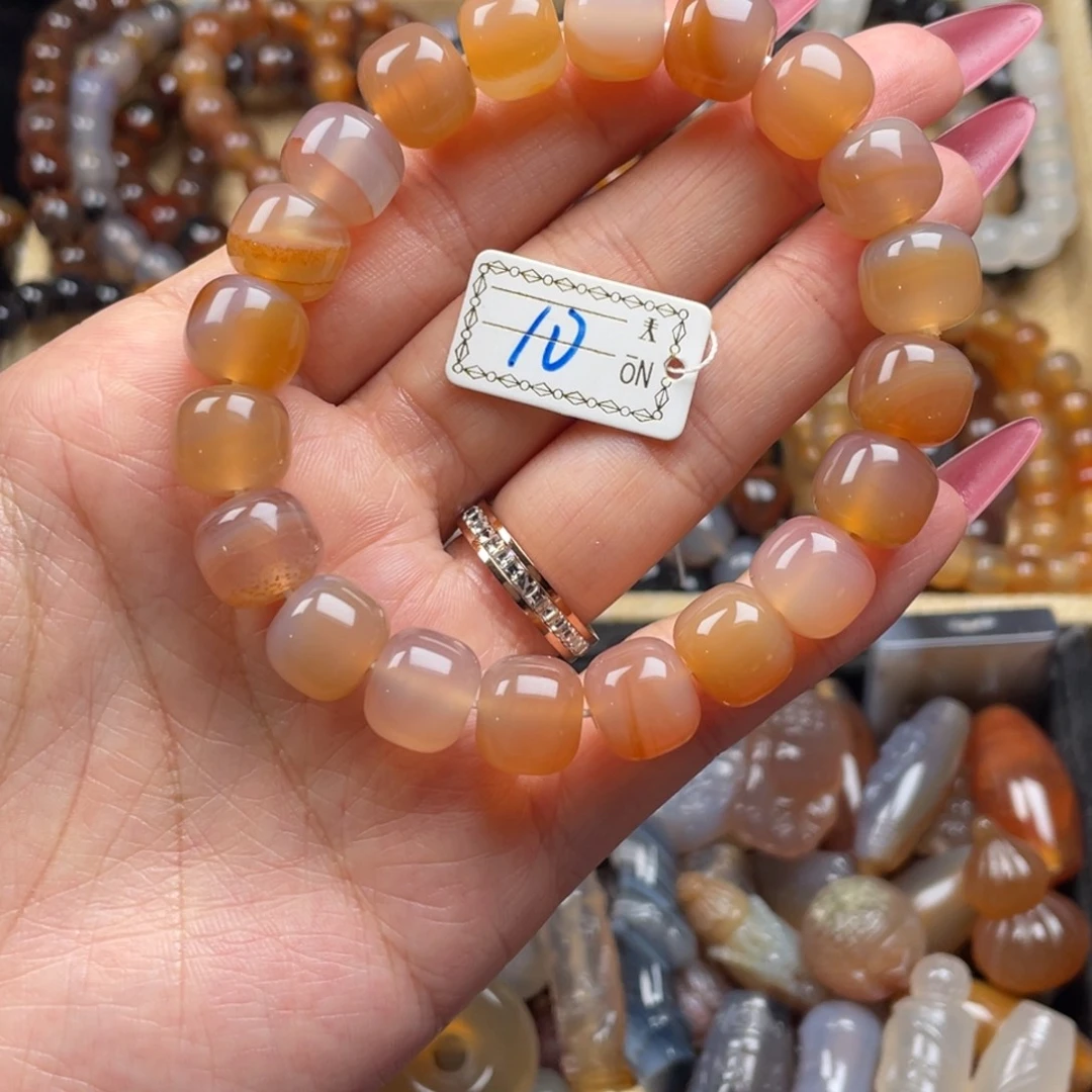 玛瑙/玉髓未镶嵌手链