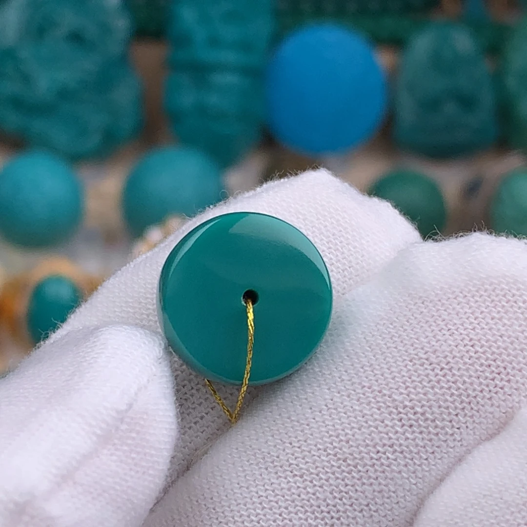 未镶嵌绿松石珠宝奇石14.5m