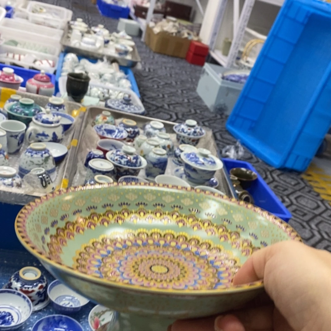 景德镇陶瓷茶具果盘