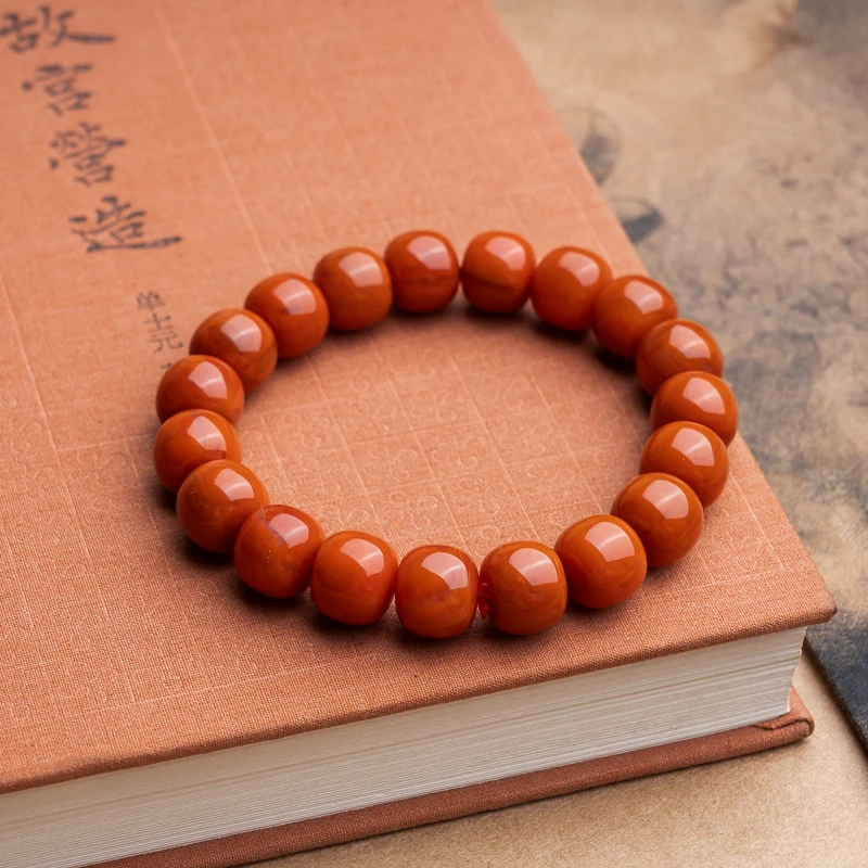 XIANYUAN/仙源【红栾】南红11*10mm单圈手串