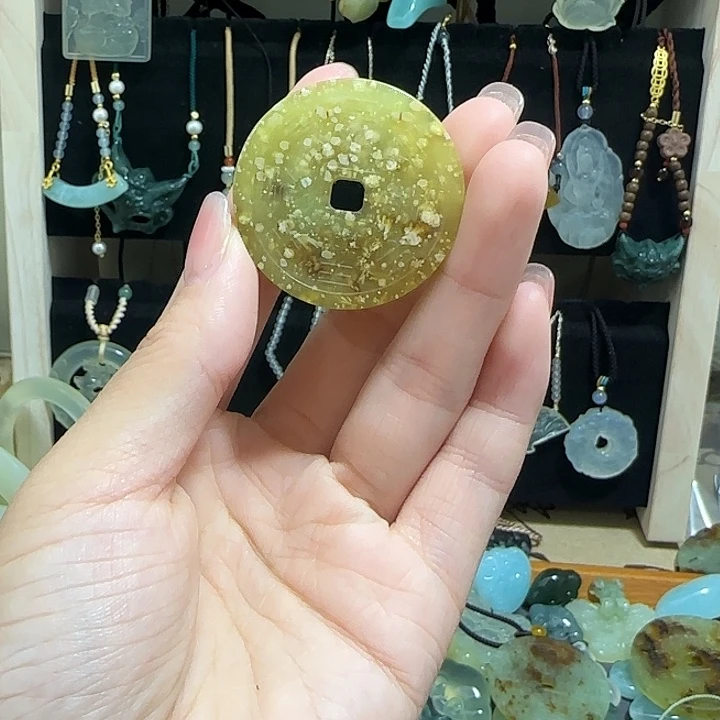 蛇纹石玉合金颈饰山鬼