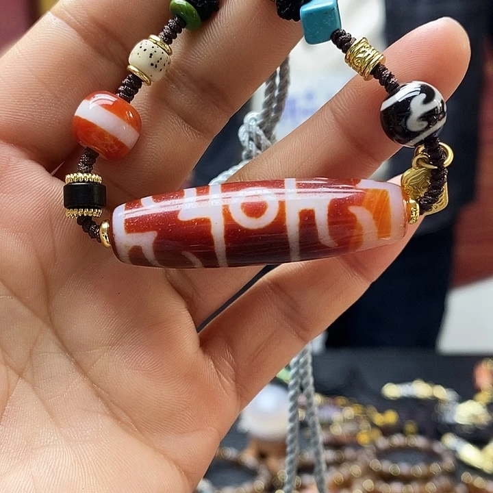 玛瑙/玉髓合金颈饰