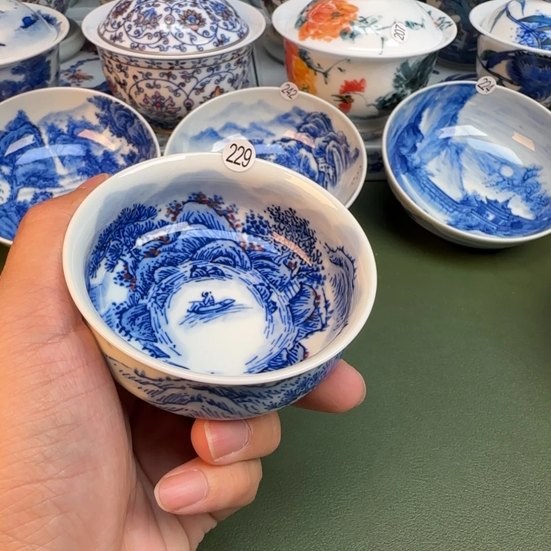 纯手工纯手绘茶具229