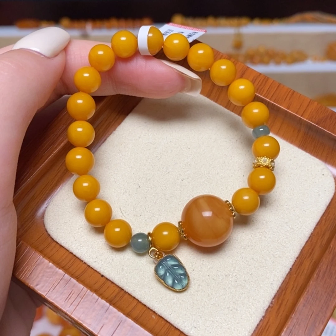 【闪购商品】未镶嵌蜜蜡手链手串