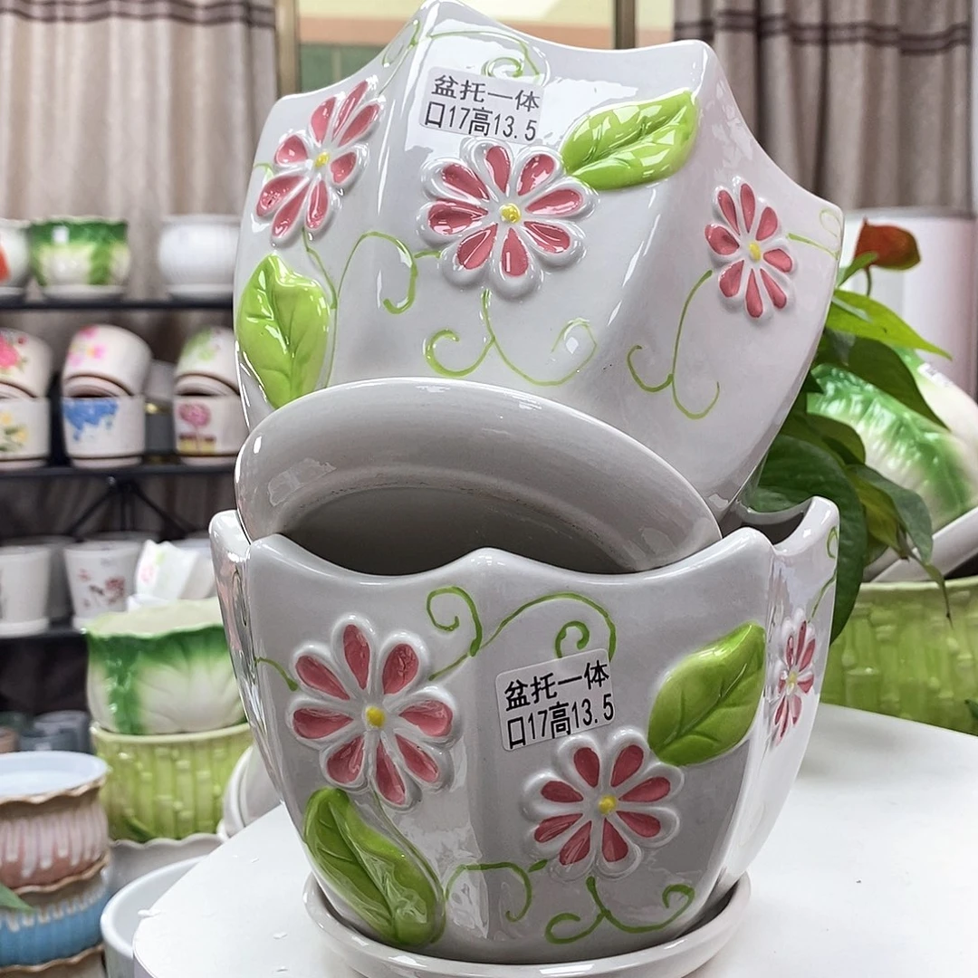 陶瓷@陶瓷花盆@@5839682869