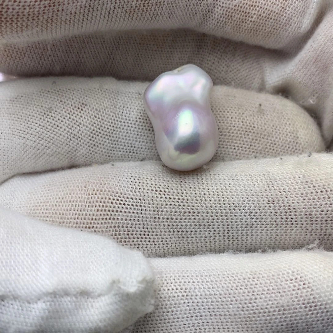 淡水珍珠颈饰银S925镶嵌平*心