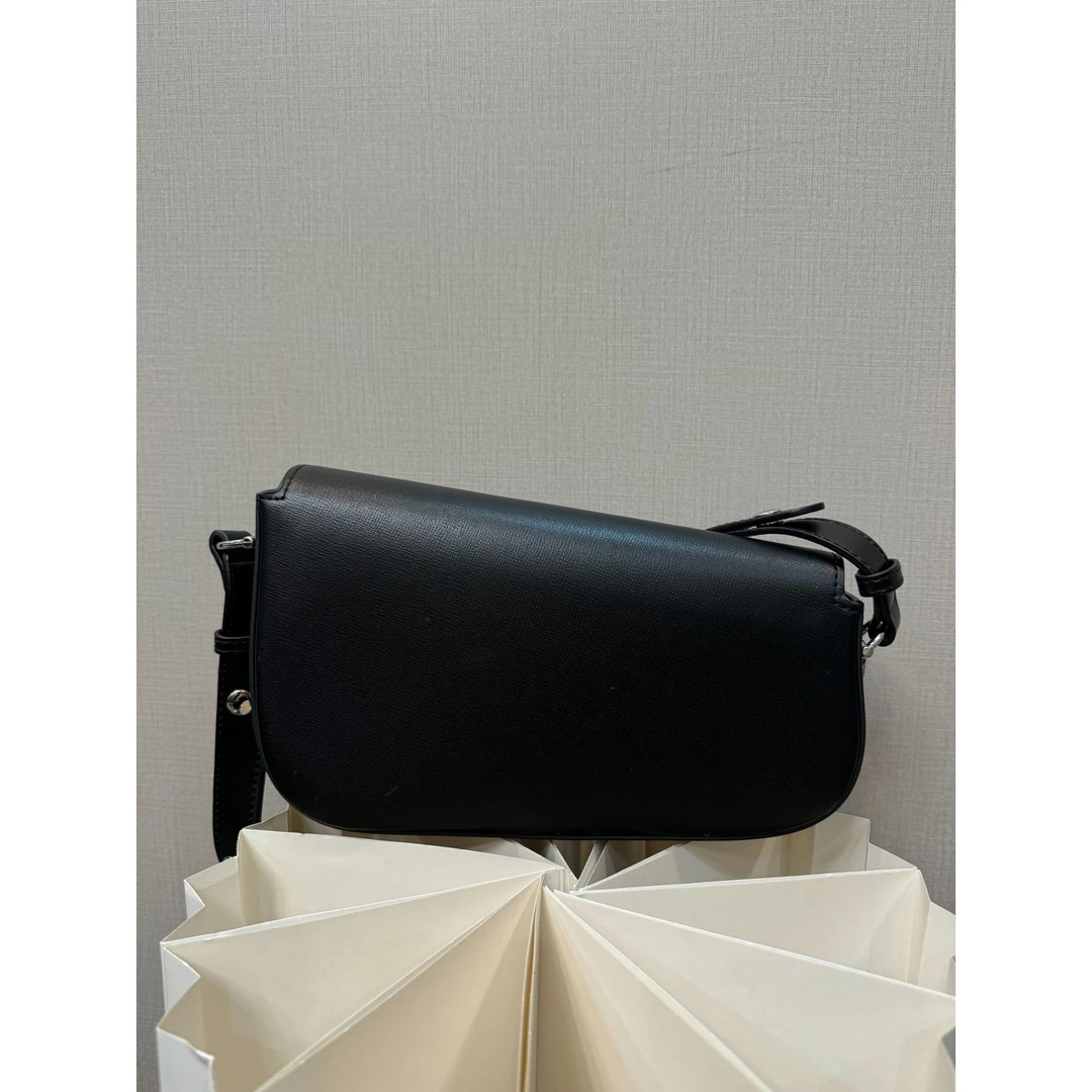 TOLEX2025新款手工时尚梯形休闲女包黑色百搭