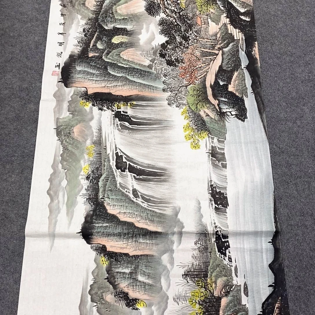 国画国画手绘作品