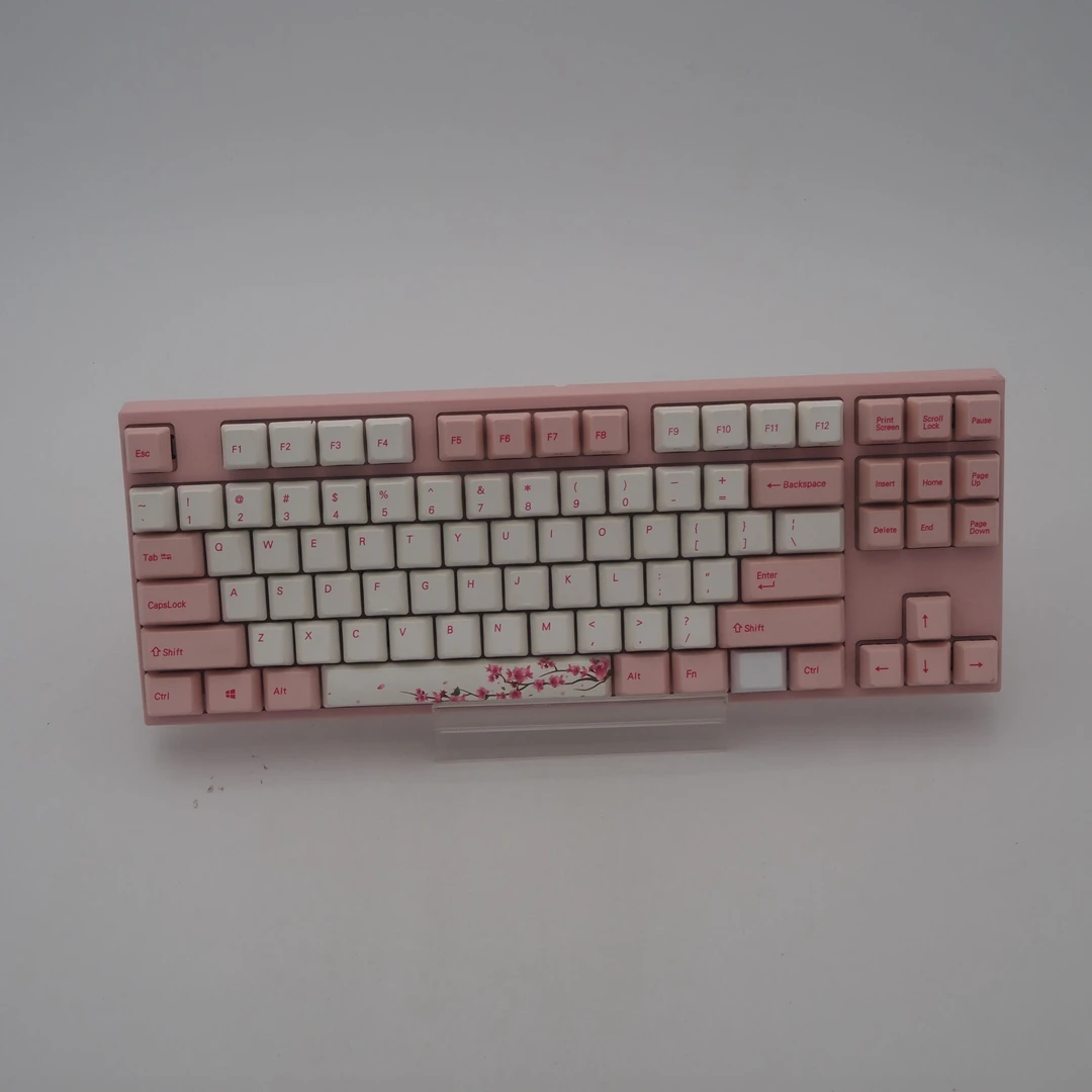 9新  阿米洛樱花VA87键有线机械键盘 德国樱桃茶轴无灯