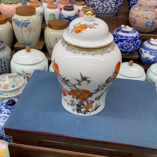 瓷片陶瓷茶叶罐密封罐