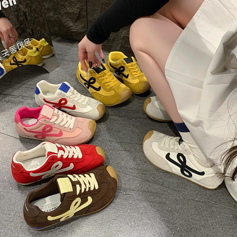 平底内增高多巴胺德训鞋女2025春新款时尚潮爆款休闲运动鞋阿甘鞋