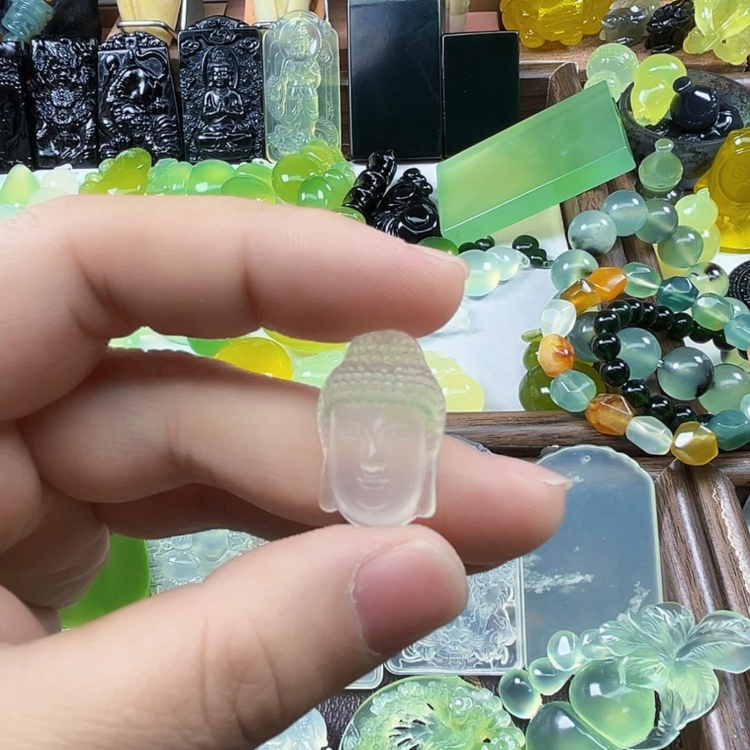 岫玉未镶嵌吊坠(不含链)