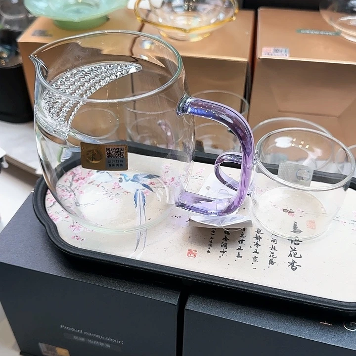 禾器澄然月牙款浅紫色