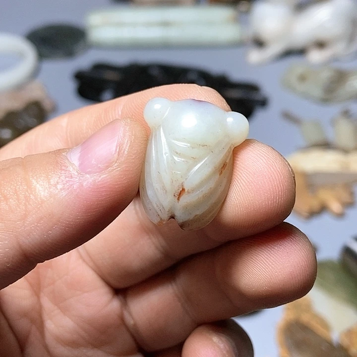 和田玉未镶嵌颈饰183